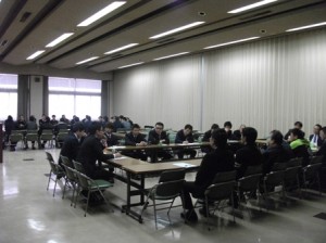 営業部門の分科会風景